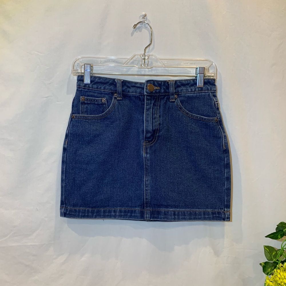 Denim Mini Skirt